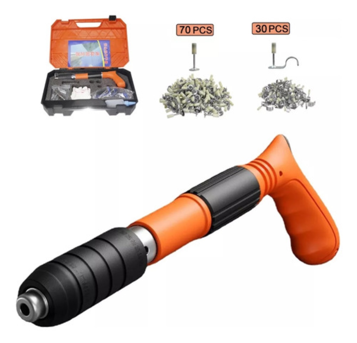 Pistola De Fijación De Pared De Clavos C/100 Clavos Portátil