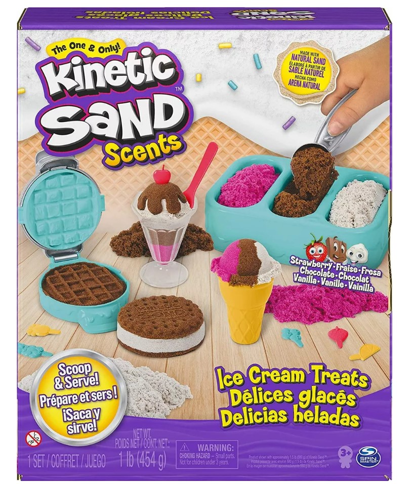 Kinetic Sand, Fábrica Helados y Postres arena niños diversión T