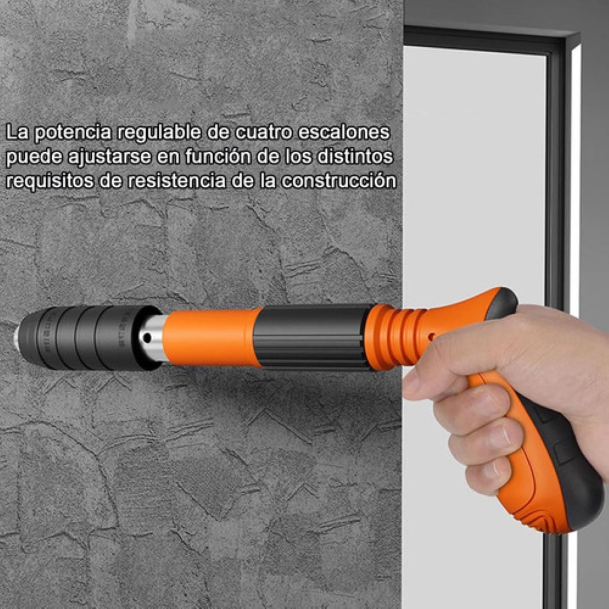 Pistola De Fijación De Pared De Clavos C/100 Clavos Portátil