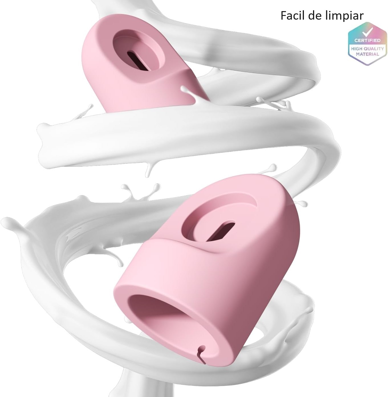 Soporte para cargador Smart Watch Rosa.