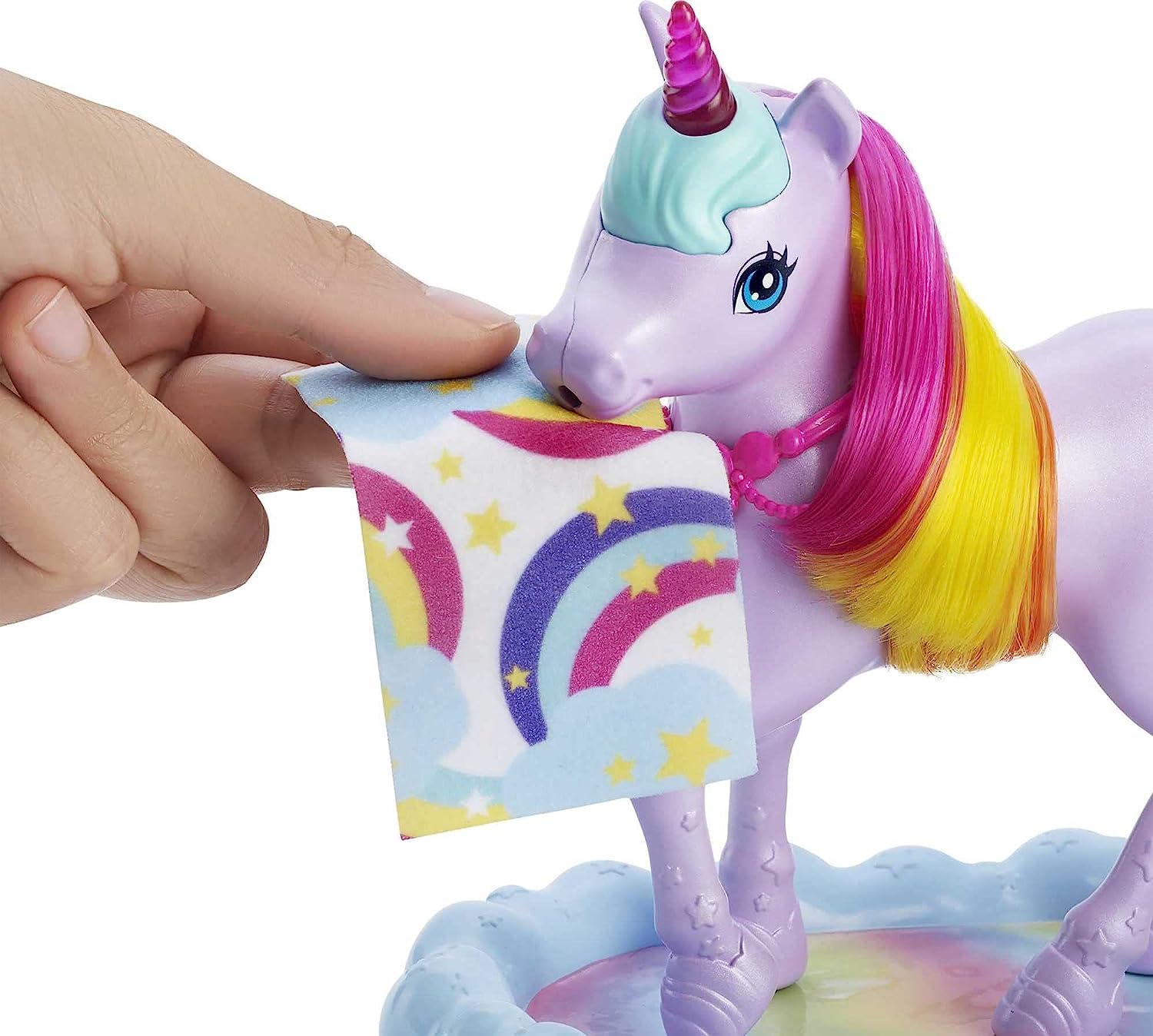 Barbie Fantasía Muñeca Unicornio Arcoiris