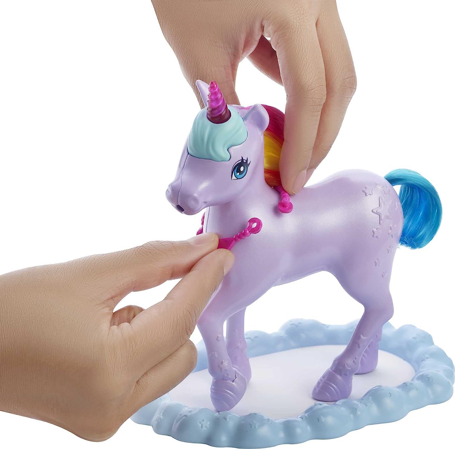 Barbie Fantasía Muñeca Unicornio Arcoiris