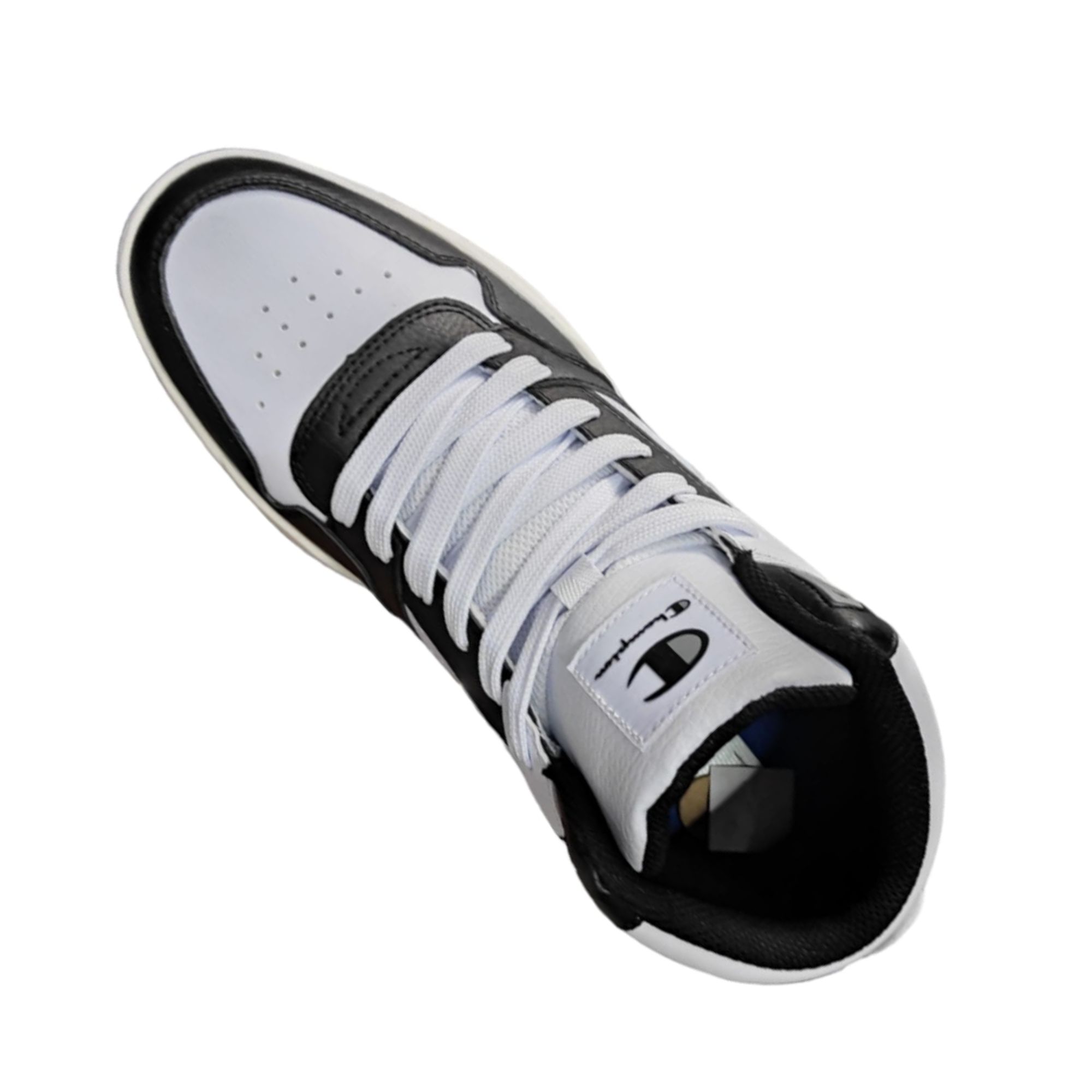 Tenis Champion Court Hi Blanco con Negro Hombre Originales CAS10285M