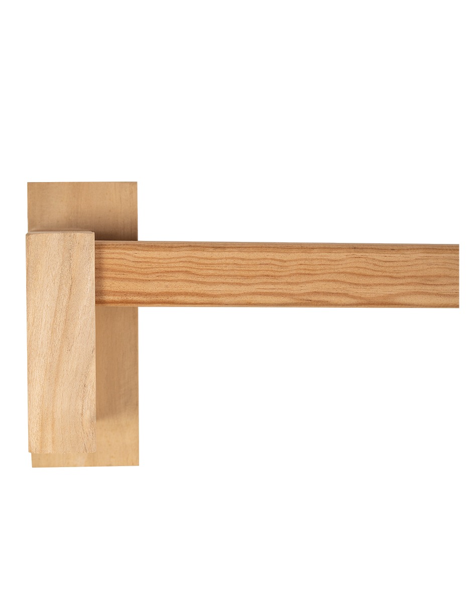 Cortinero Artesanal de Madera Milan  doble 180 