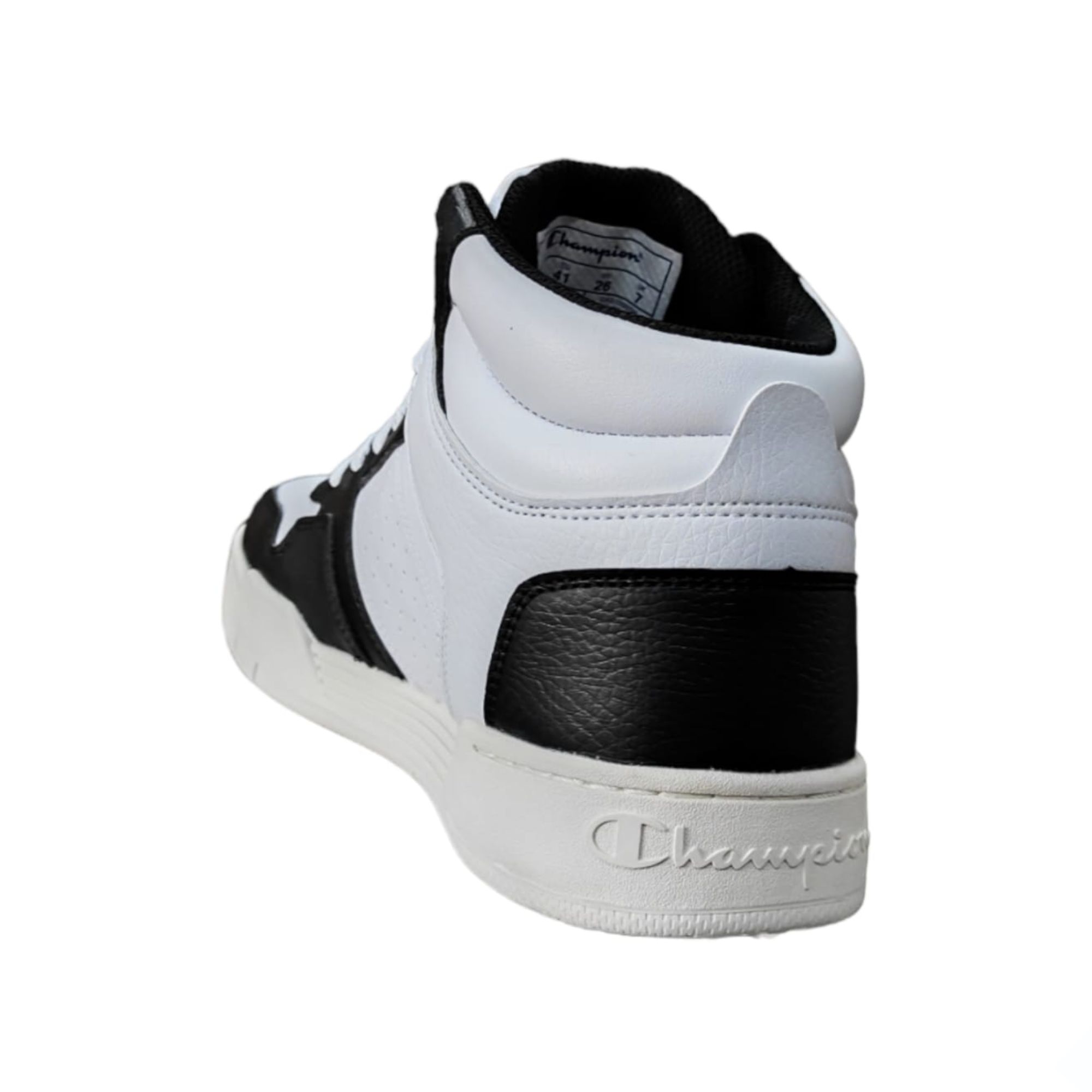 Tenis Champion Court Hi Blanco con Negro Hombre Originales CAS10285M