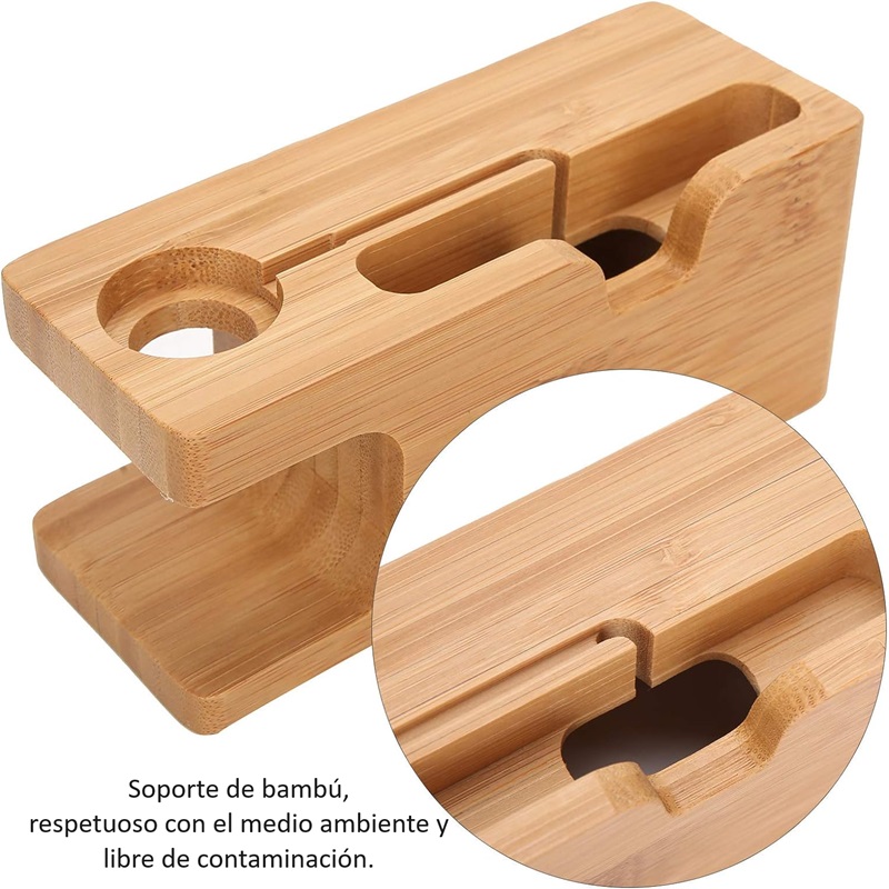 Base de carga Para Iphone y Smart Watch.