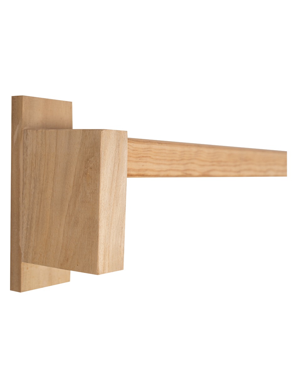 Cortinero Artesanal de Madera Milan  doble 180 