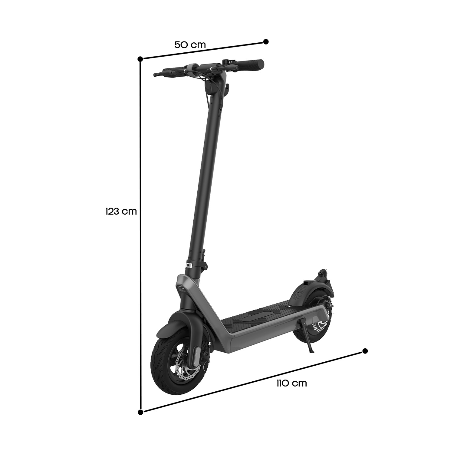Scooter Eléctrico Plegable Moboss X9 Plus 40km/h Negro