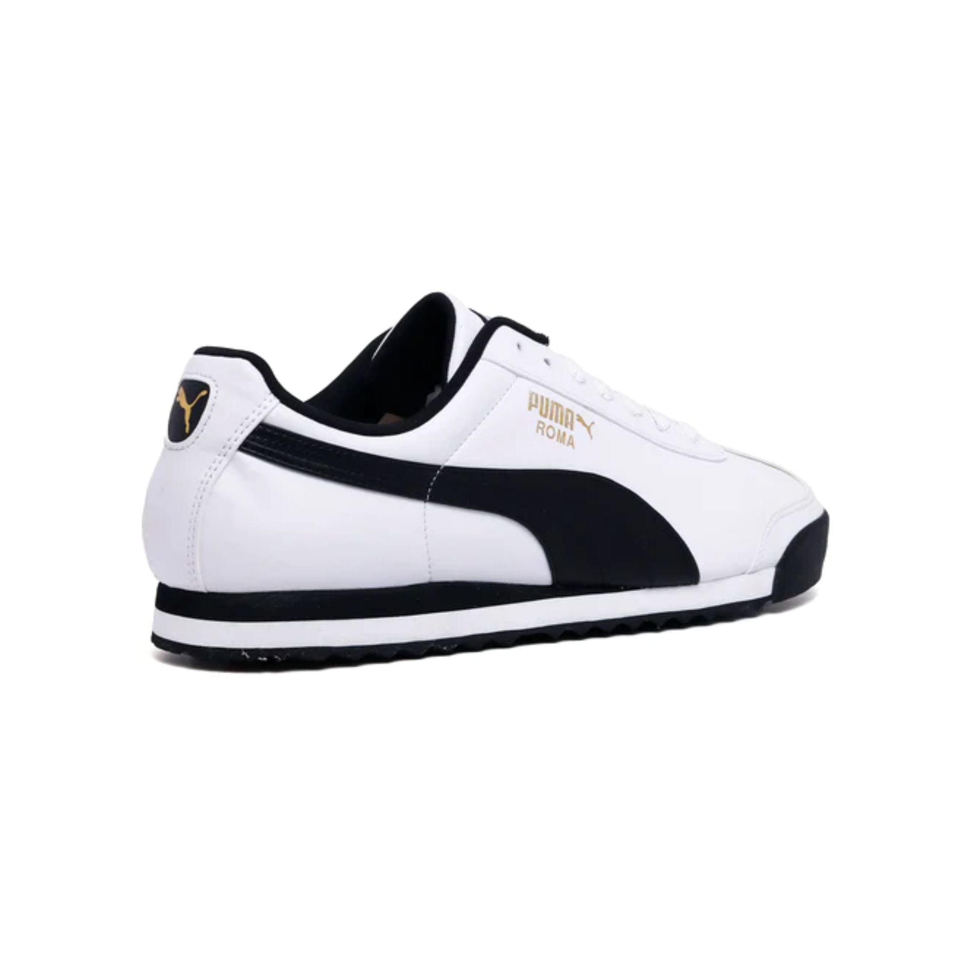 Tenis Puma Roma Basic Classic Blanco con Negro Hombre Originales 35357204
