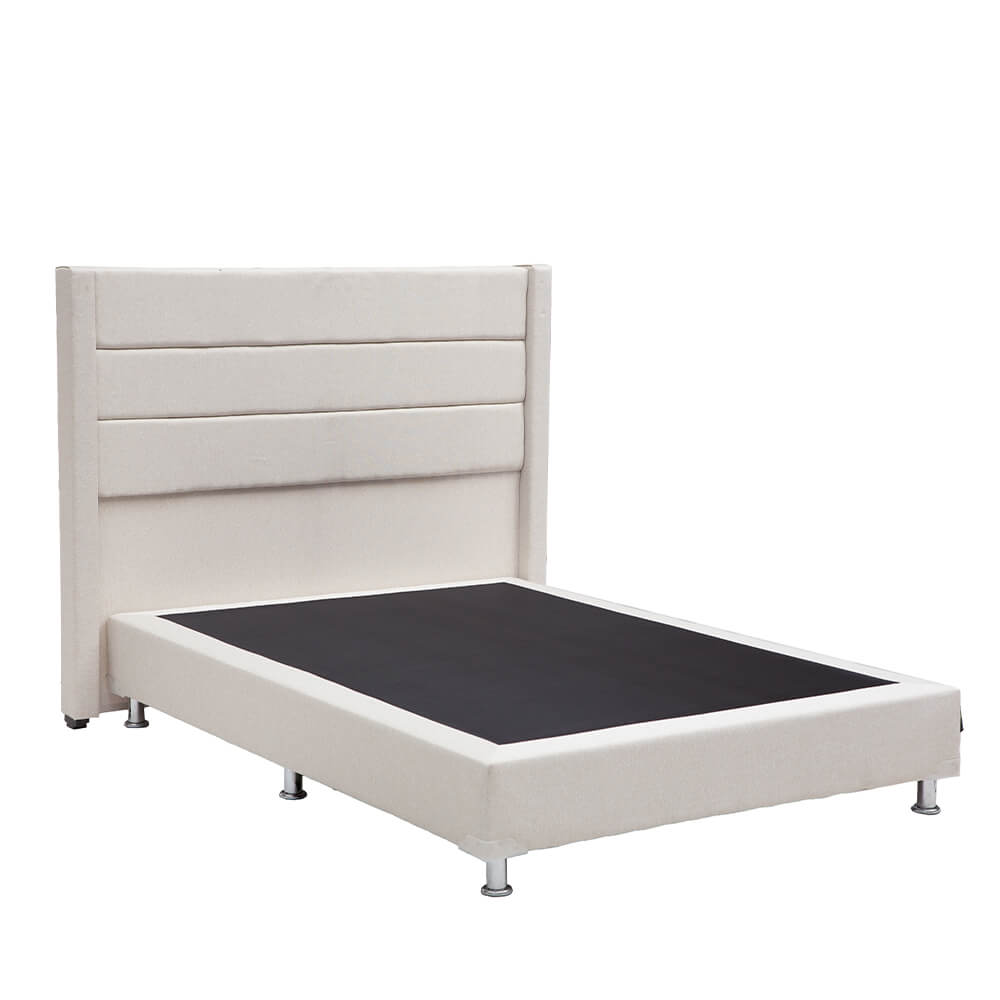 Cabecera Individual Dicasa Lugo con Box Columbia Beige Claro