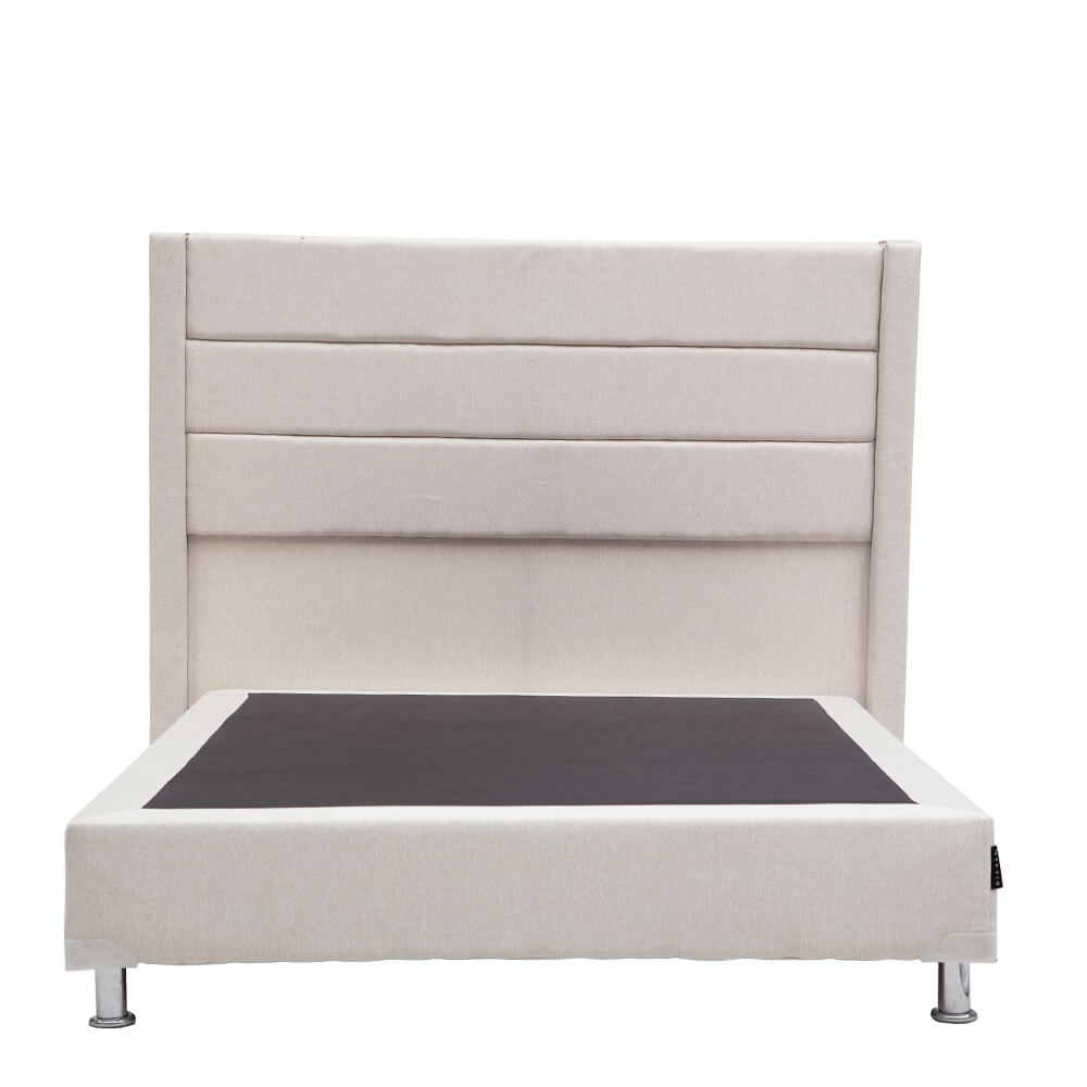 Cabecera Individual Dicasa Lugo con Box Columbia Beige Claro