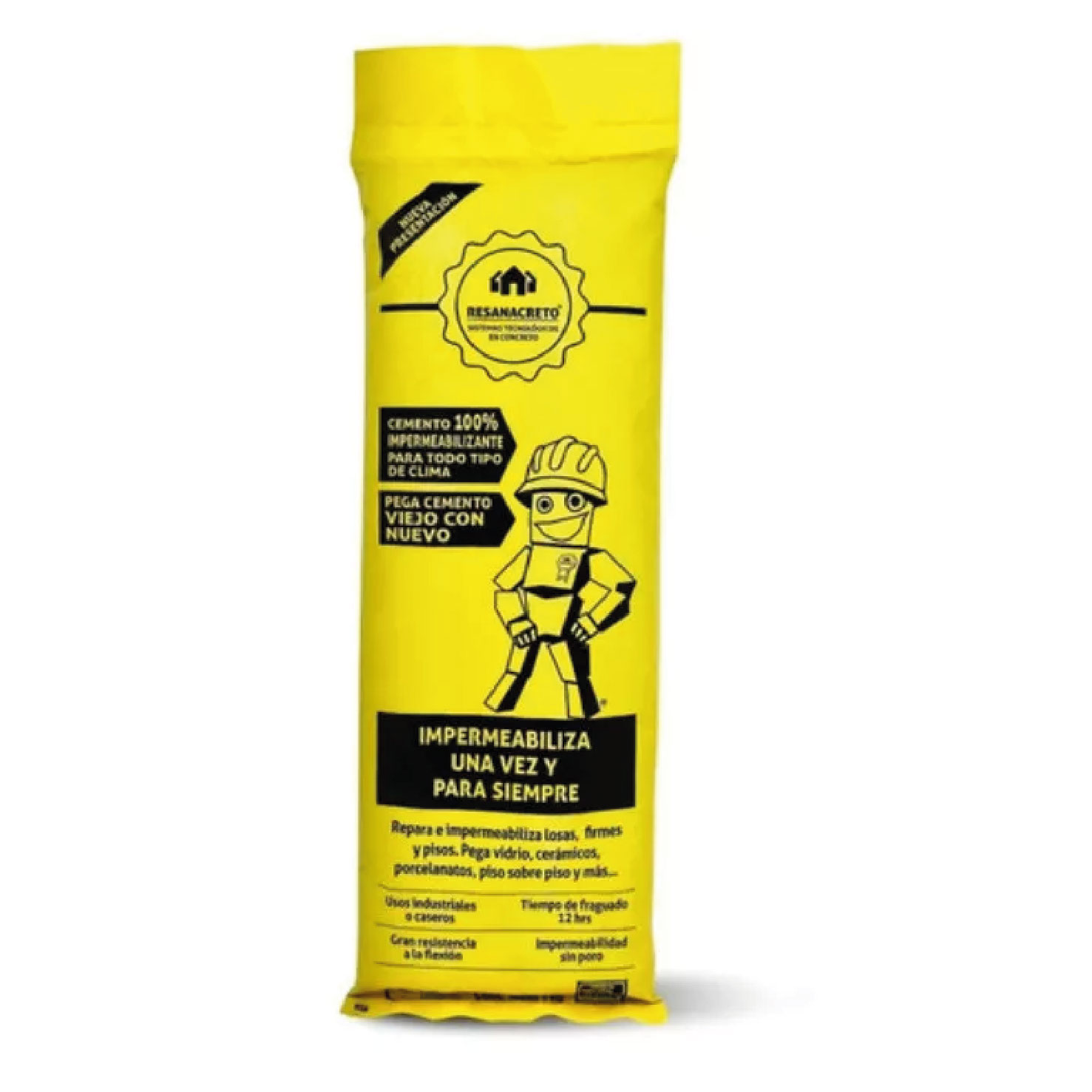 Resanacreto Gris Impermeabiliza, Construye Y Restaura - 1 Kg