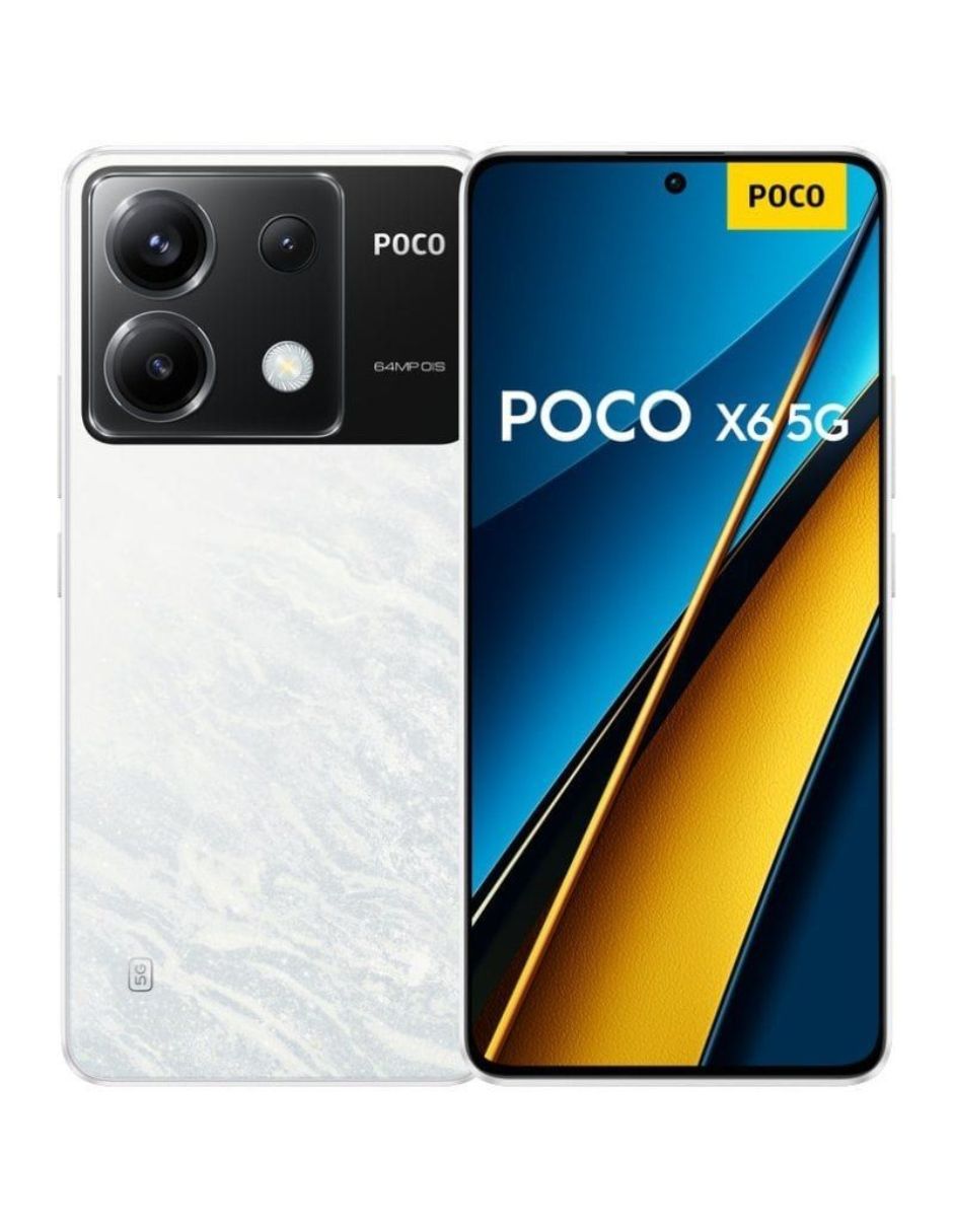 Celular POCO X6 5G 256GB 8GB Ram Dual Sim   Blanco.