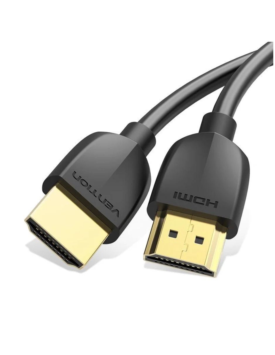 Cable HDMI 2.0 4K Portatil Vention/ HDMI Macho - HDMI Macho/ 1m/ Negro.