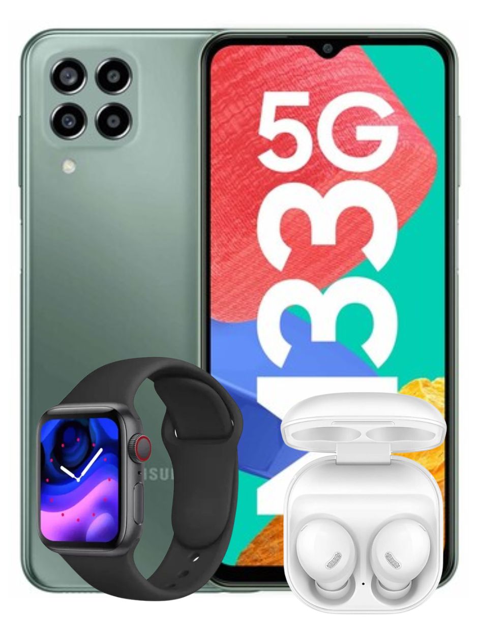 Combo Samsung Galaxy M33 128GB 6GB Ram   Smartwatch  Buds Pro 6.