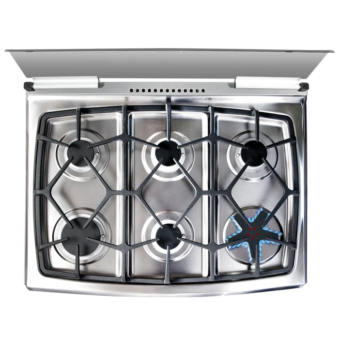 Estufa Koblenz Firenze EK-3131 30" con Horno de convección y Freidora de Aire Acero Inoxidable