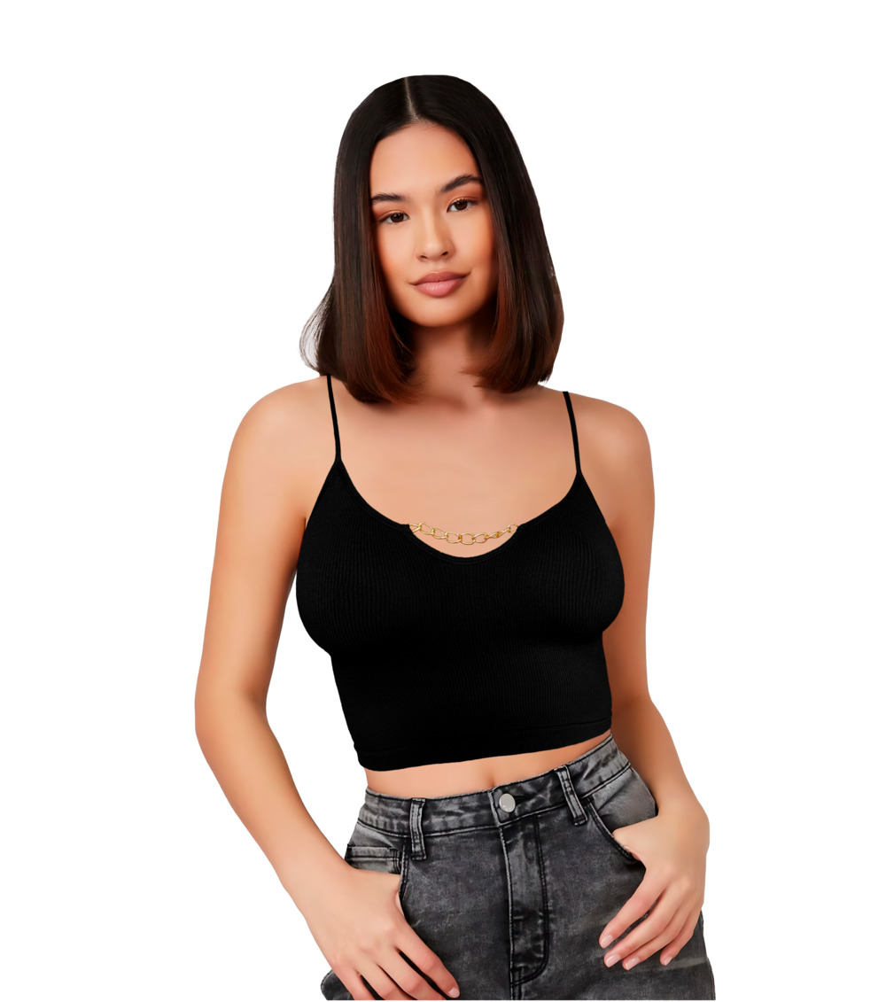 Top Mujer Blusa Casual Elegante Crop Top Camiseta