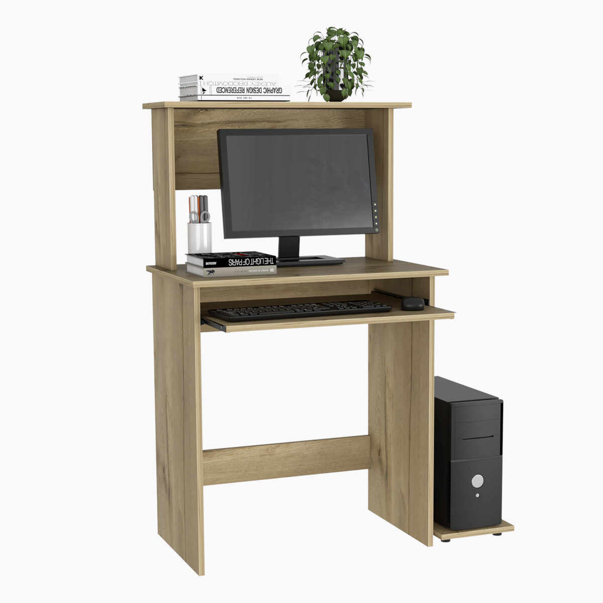 ESCRITORIO PARA COMPUTADORA IDEAL PARA EL HOME OFFICE O LA OFICINA TIENE BASE PARA CPU Y BASE PARA TECLADO