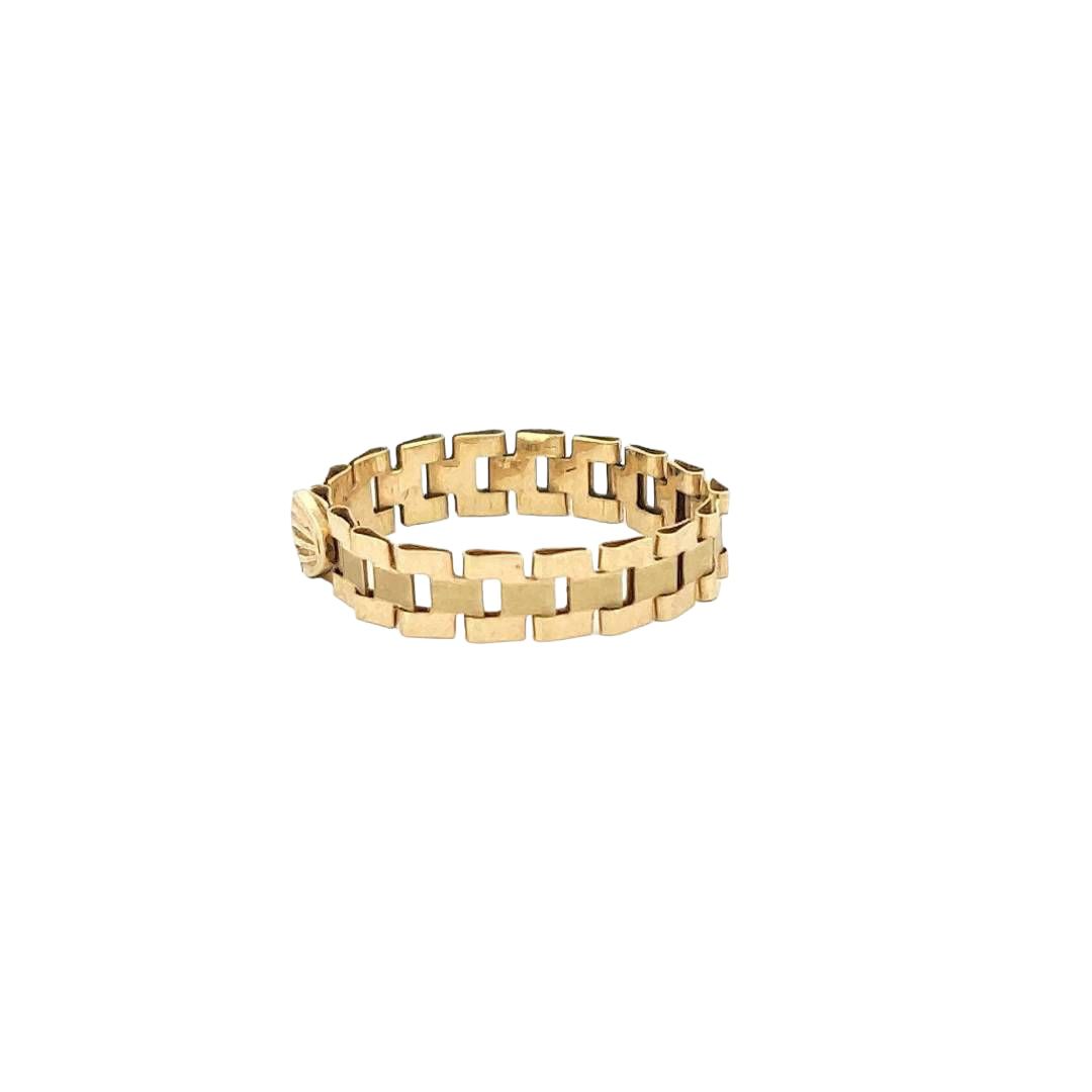 Anillo Baby Rolex En Oro 14 Kilates + Obsequio.