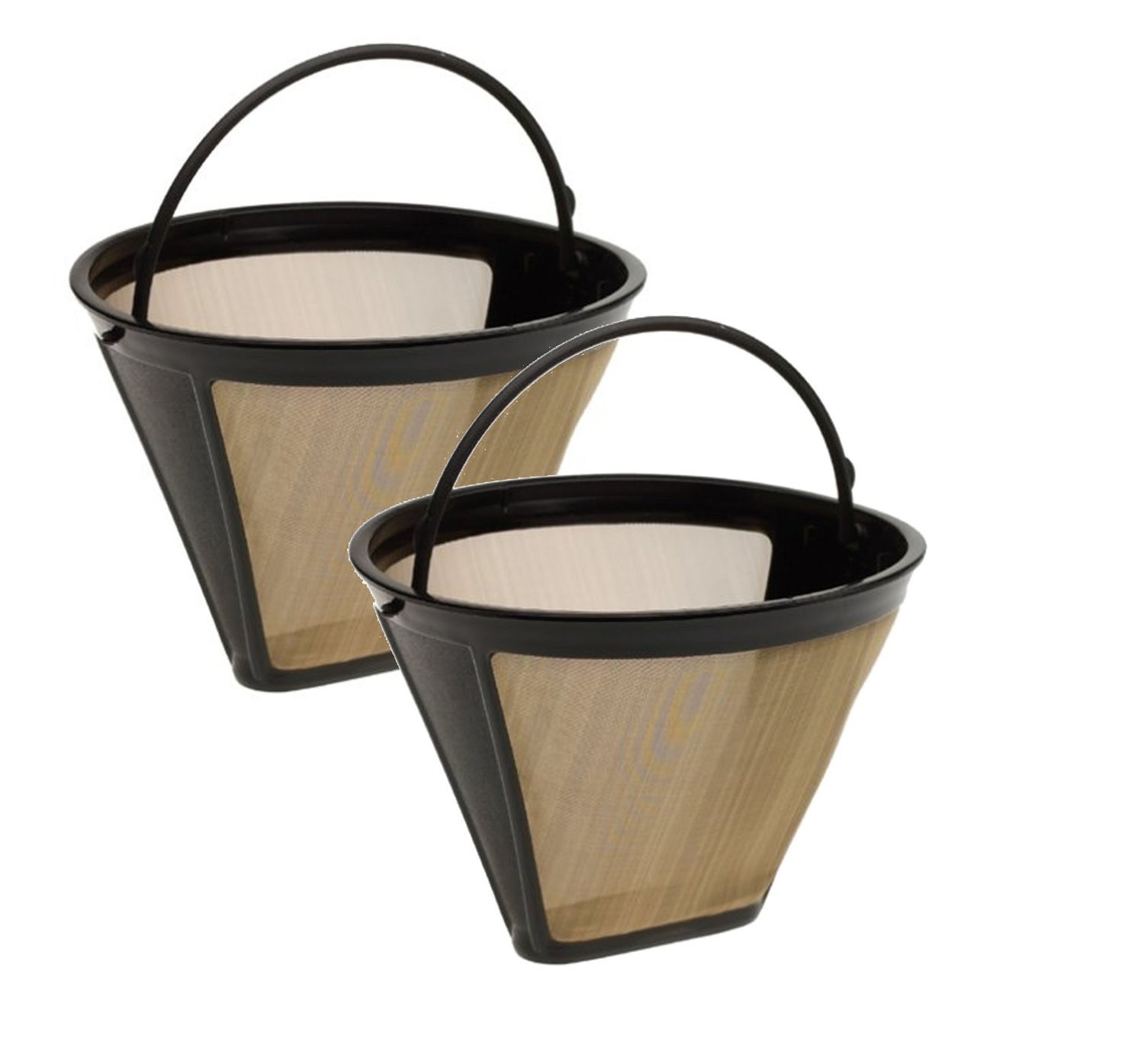 Filtros Para Cafetera Cafe Reutilizable Conico 6 A 12 Tazas 2pcs