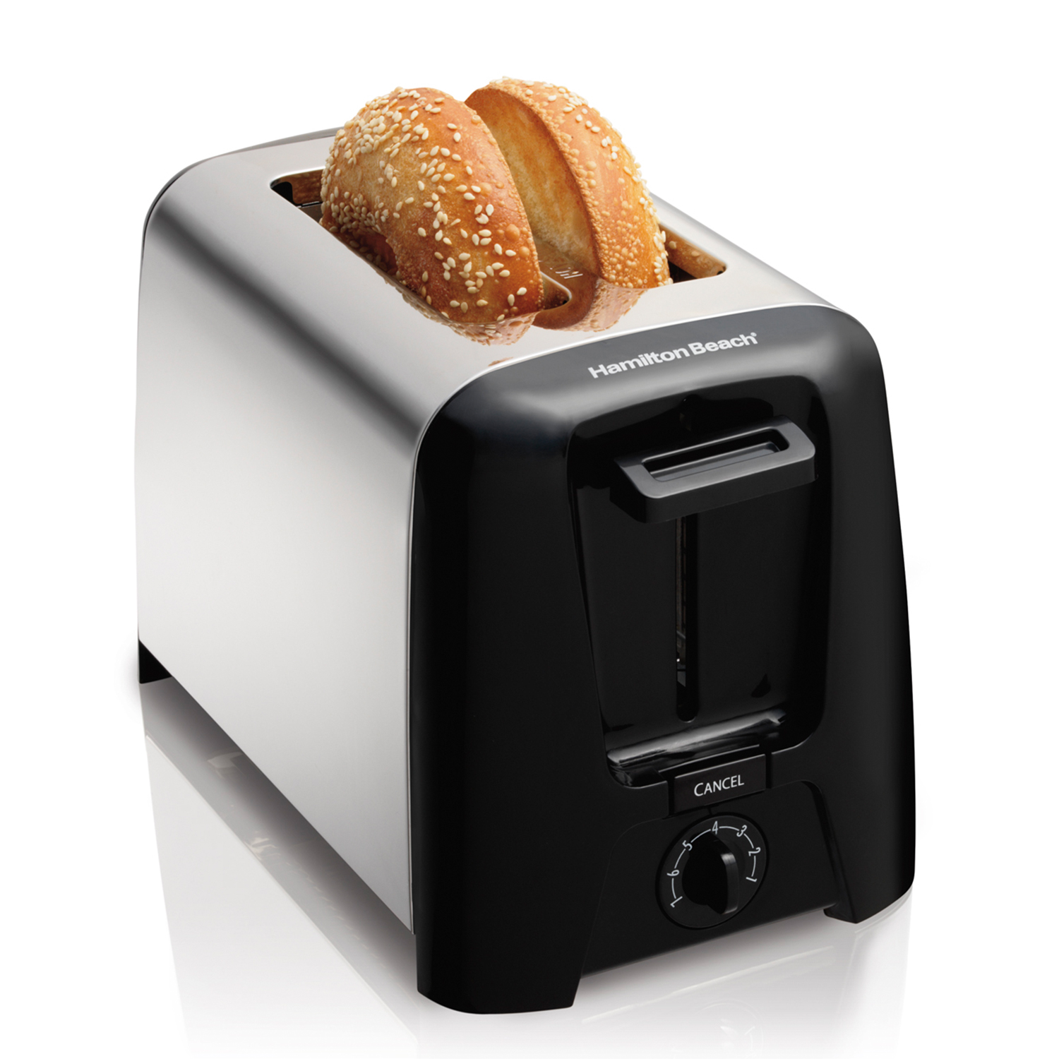 Tostador de Pan Hamilton Beach 22614V 2 Rebanadas Metalico Negro