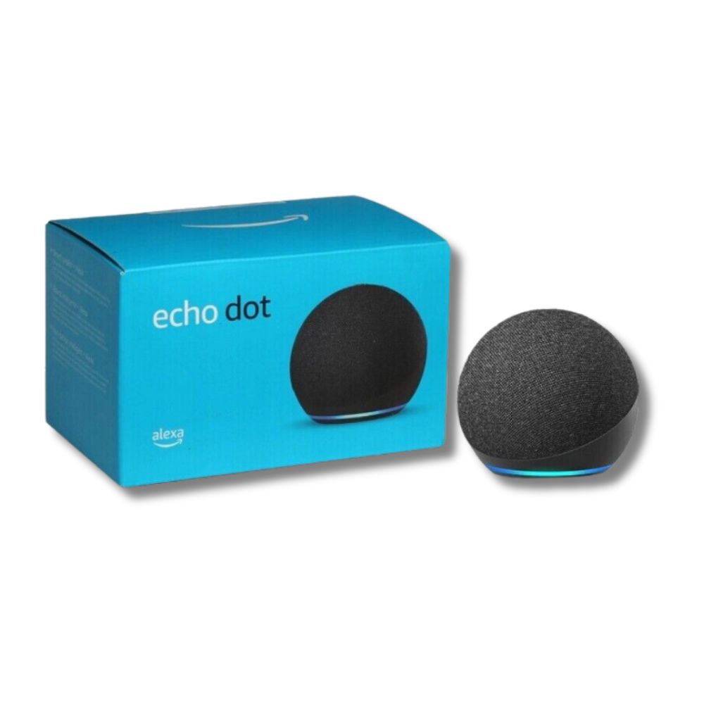 Bocina Alexa Amazon Echo Dot Asistente de Voz 5ta Generación Inalámbrico WiFi-Bluetooth Color Negro