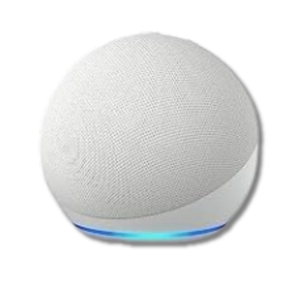 Bocina Alexa Amazon Echo Dot Asistente de Voz 5ta Generación Inalámbrico WiFi-Bluetooth Color Blanco