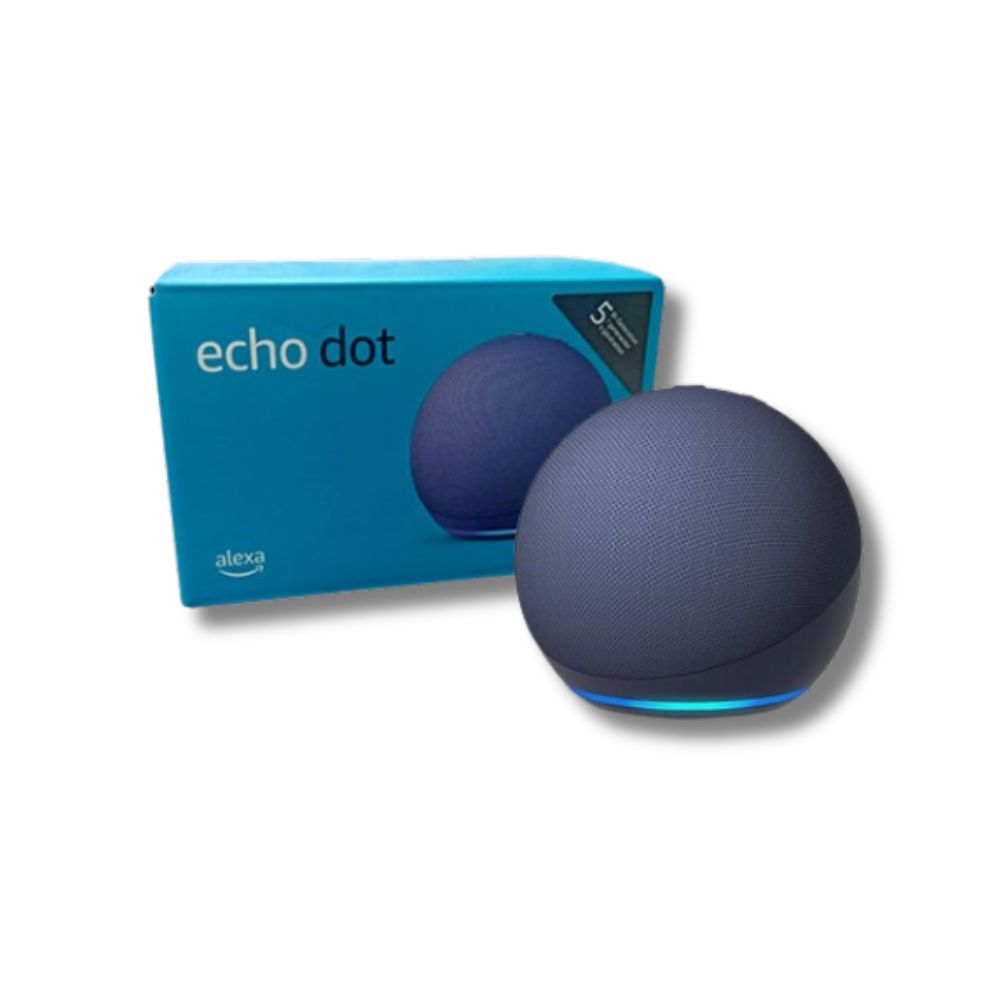 Bocina Alexa Amazon Echo Dot Asistente de Voz 5ta Generación Inalámbrico WiFi-Bluetooth Color Azul