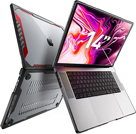 Funda para MacBook Pro 2021-14.2 pulgadas unicorn Black/Red