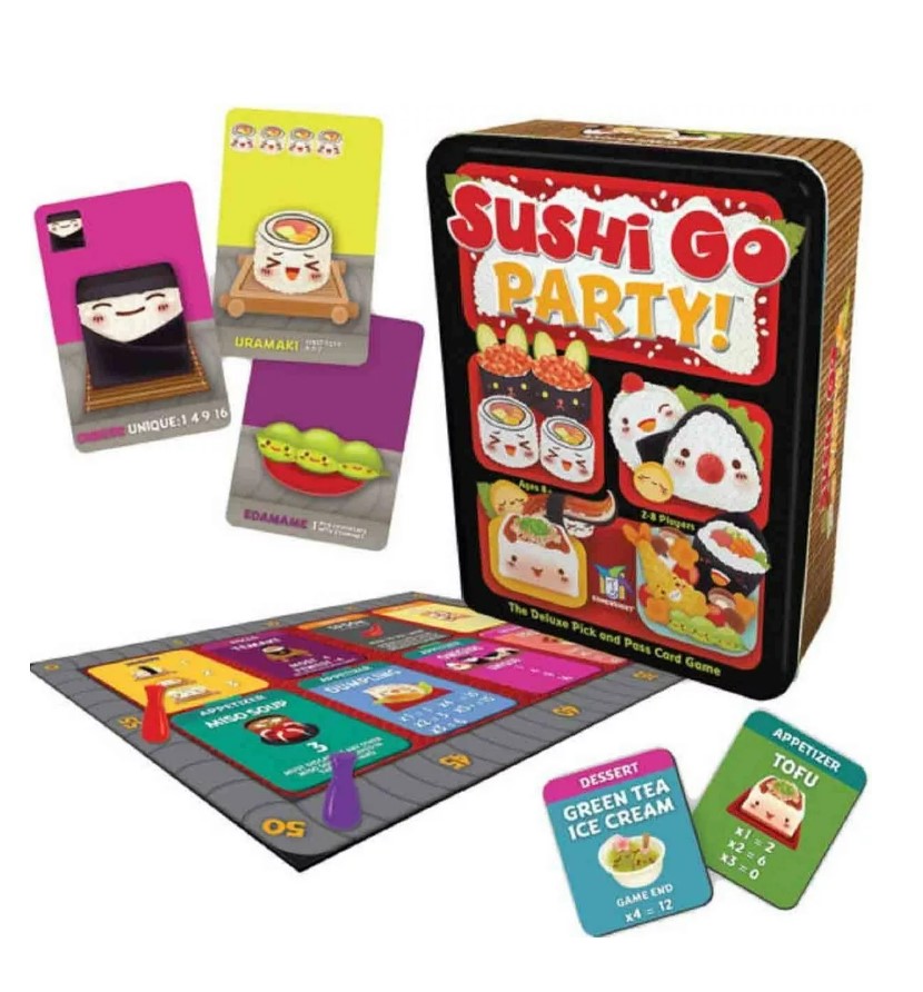 Juego De Mesa Sushi Go Party! Español Gamewright De Cartas T