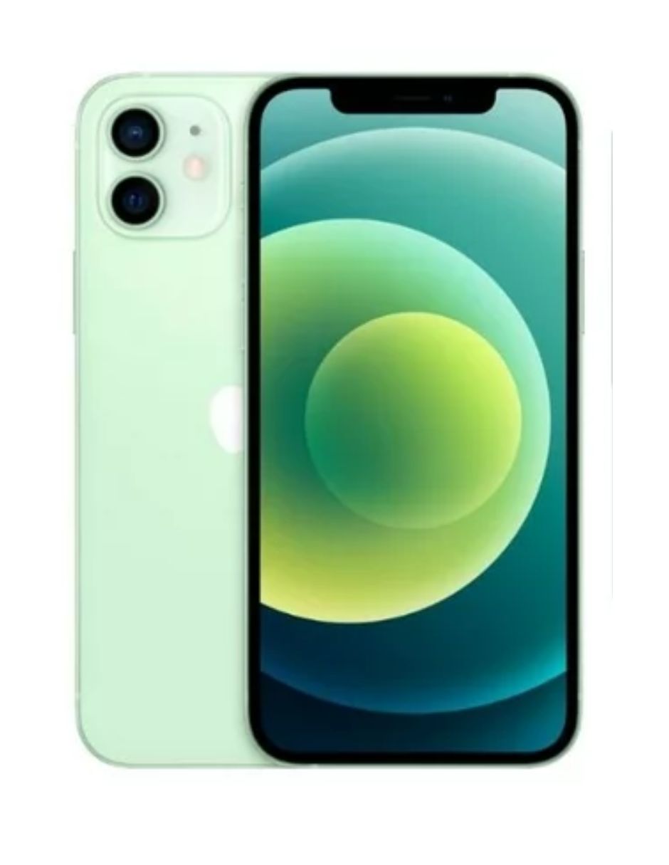 Celular Reacondicionado Grado A Apple iPhone 12 64GB Verde  Funda de Regalo.