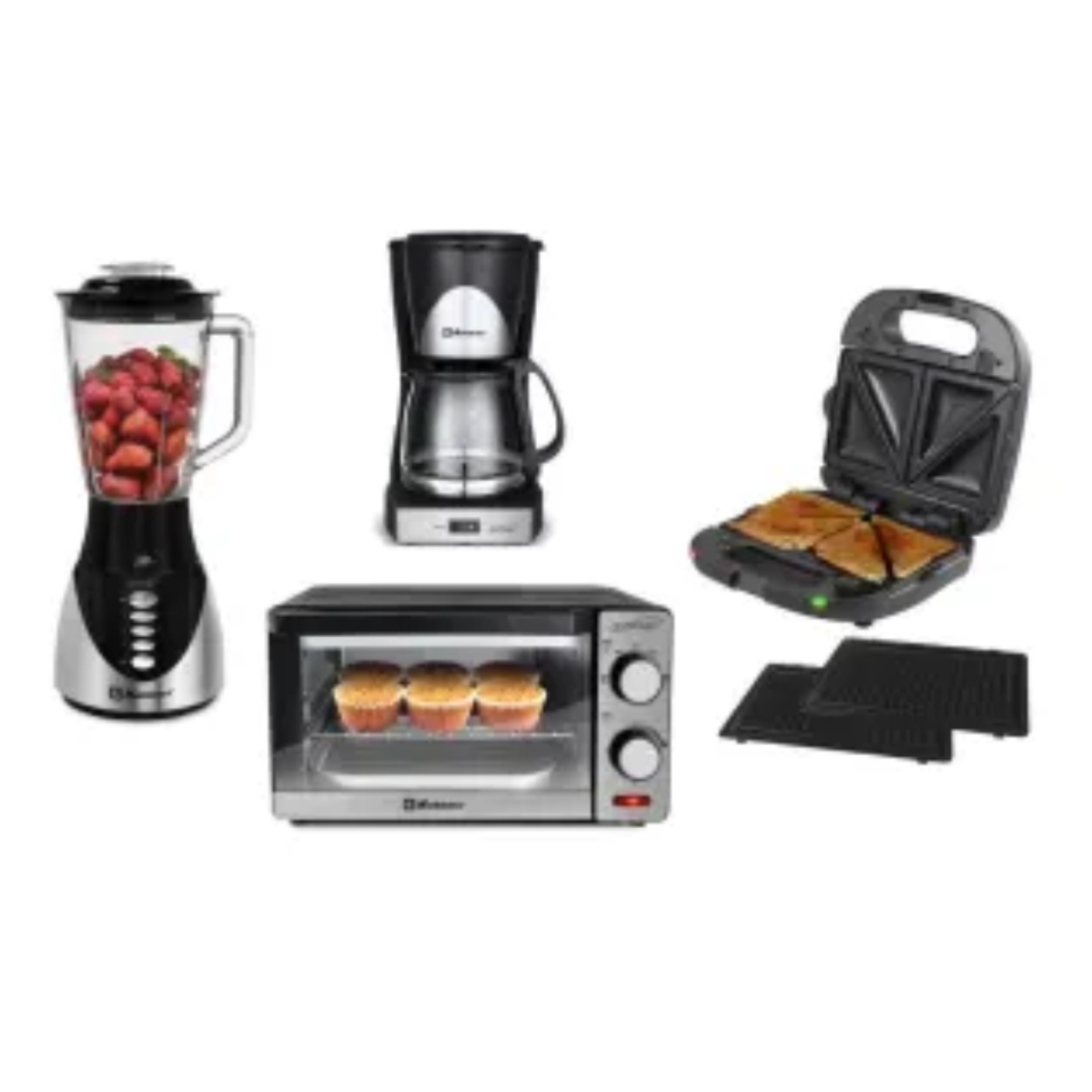 Combo de Electrodomésticos Koblenz Licuadora / Horno / Cafetera / Sandwichera ENDY10