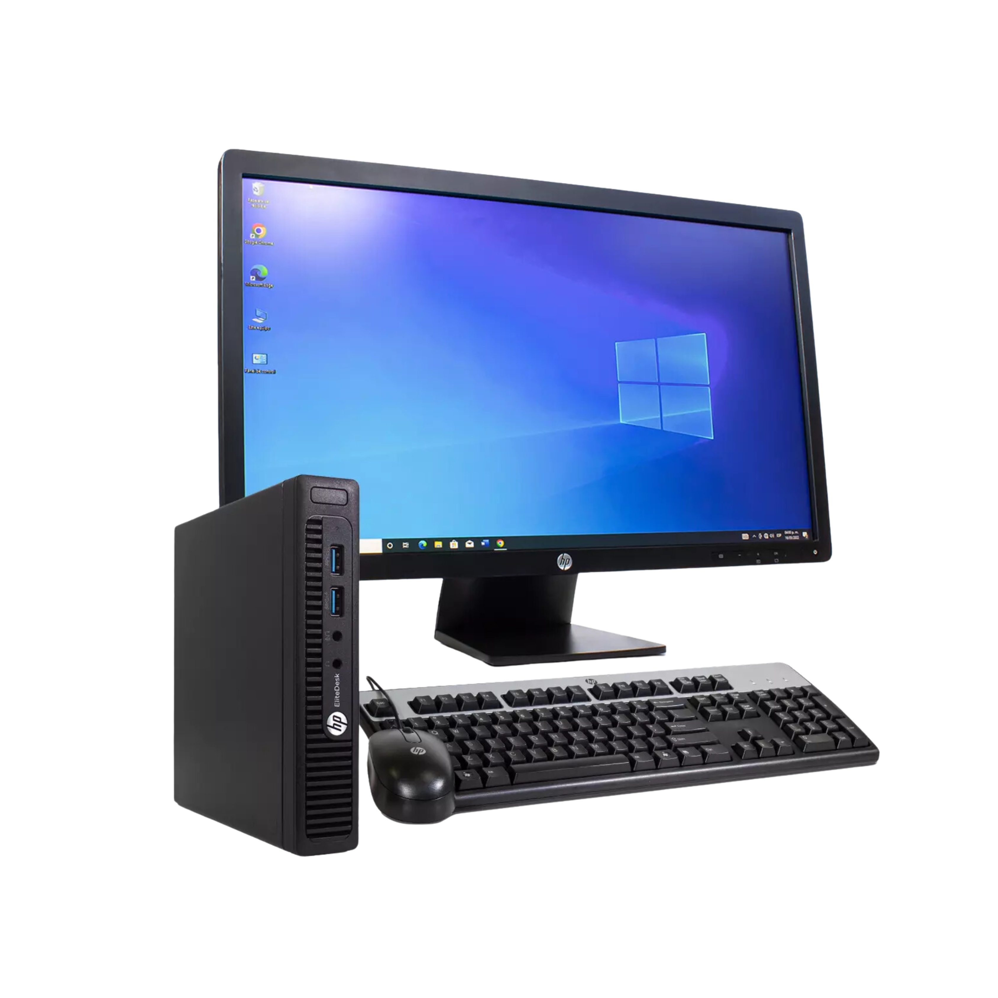 Equipo Completo Mini Cpu HP I5 10ma Gen 16ram/480ssd Monitor 24 PuLG