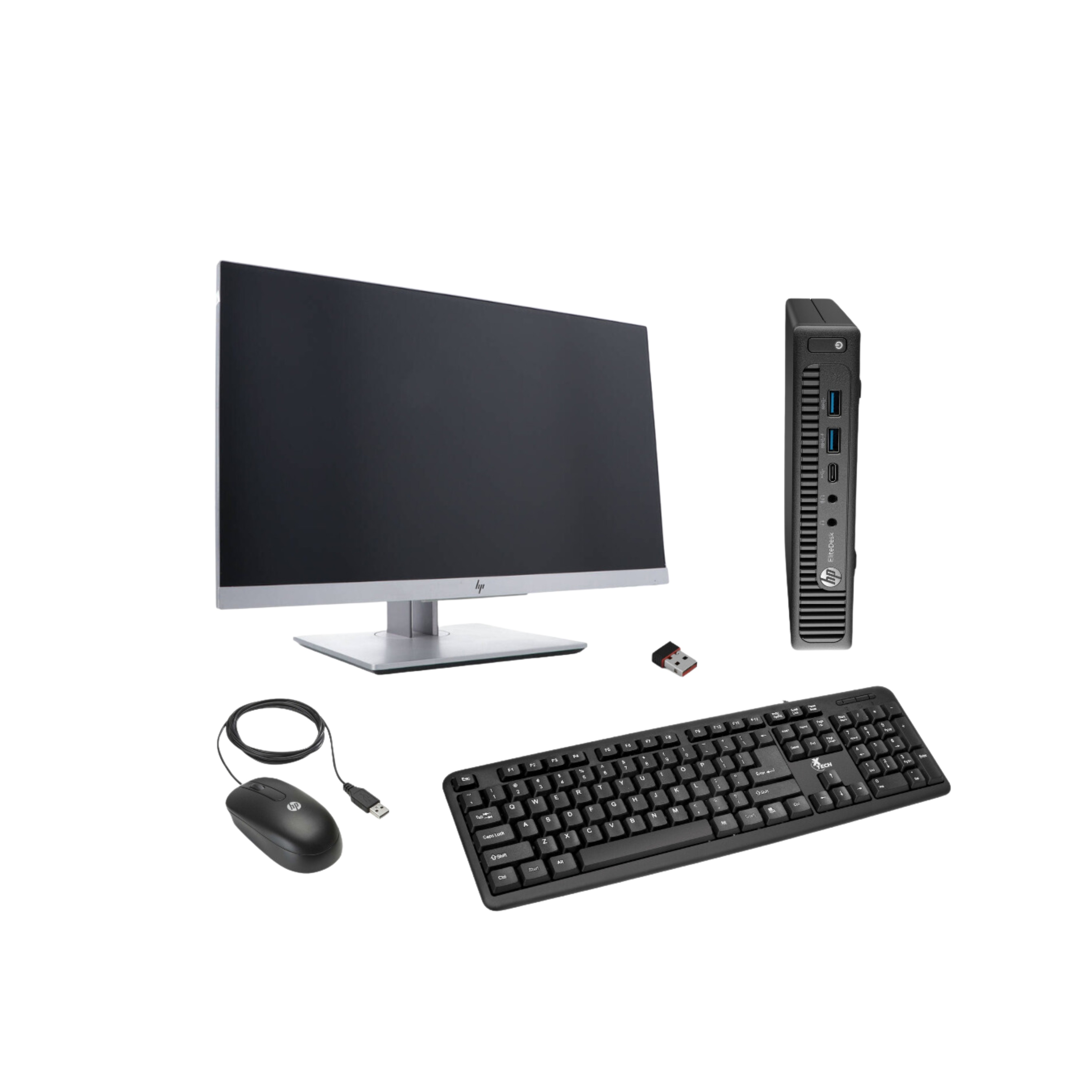 Equipo Completo Mini Cpu HP I5 10ma Gen 16ram/480ssd Monitor 24 PuLG