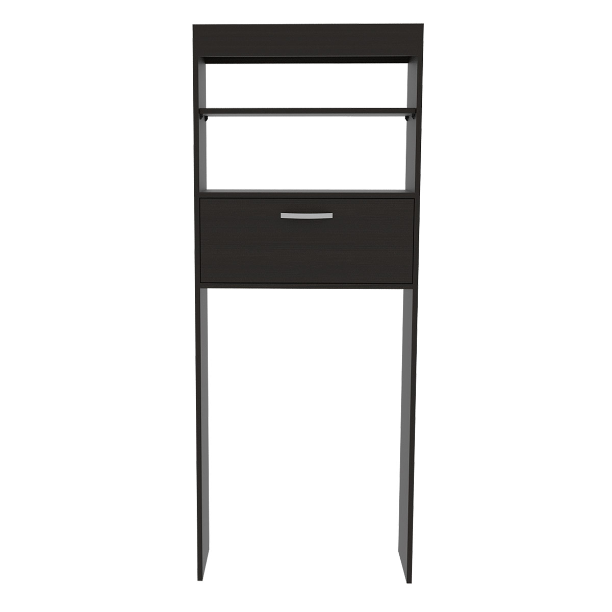 MUEBLE DE BAÑO ARMABLE AHORRADOR DE ESPACIO IDEAL PARA COLOCAR SOBRE EL INODORO MODELO MALAGA COLOR CAFE