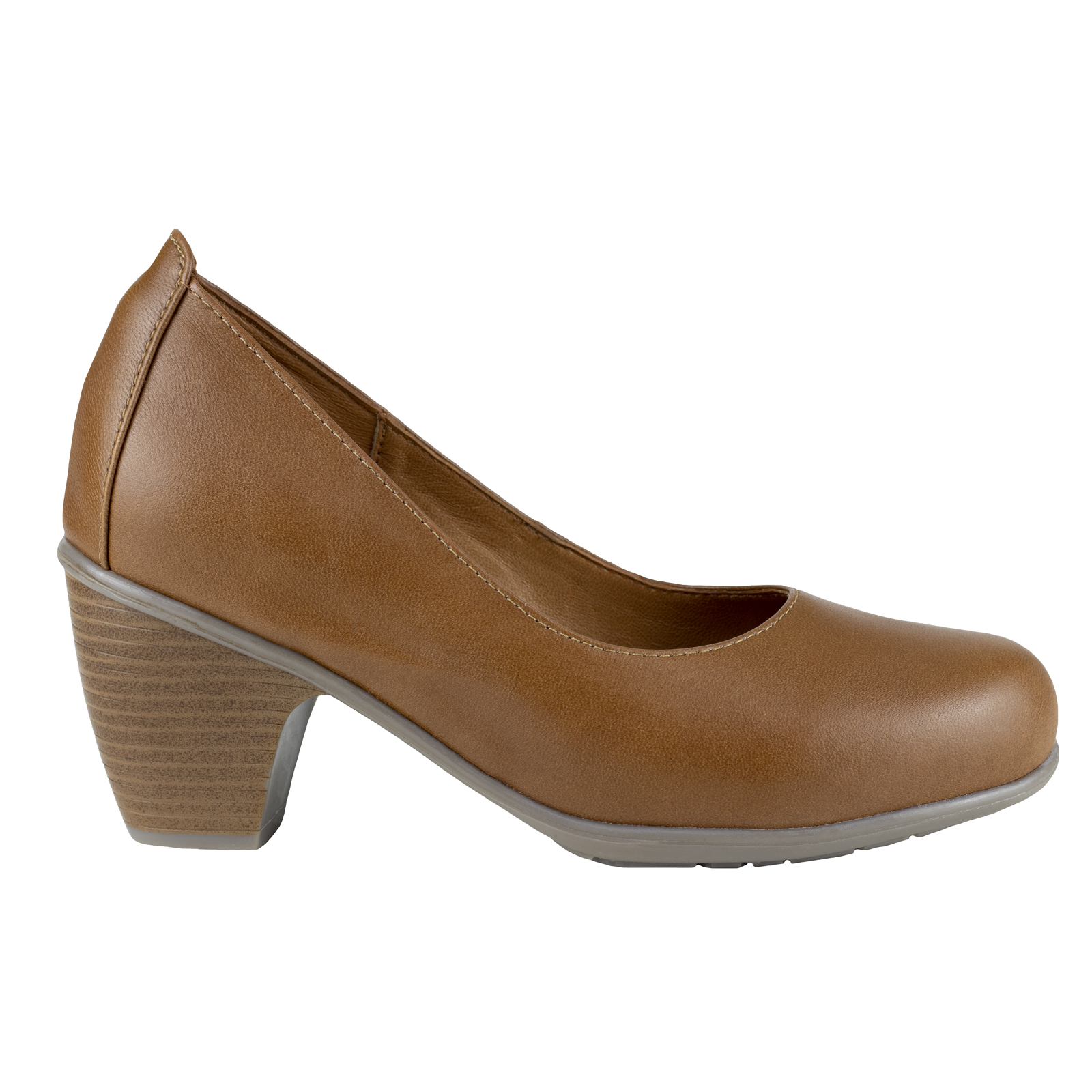 Zapatos De Tacon Semivestir Mujer Gonzer Piel Bovina Premium Pamela Miel