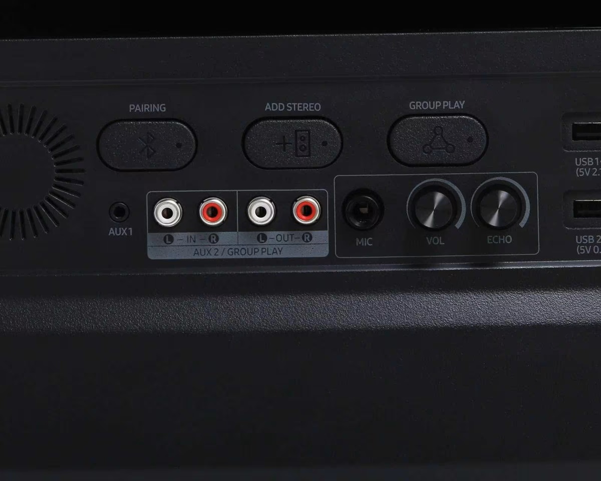 Torre de Sonido Samsung MX-T50/ZX 500W Negro.