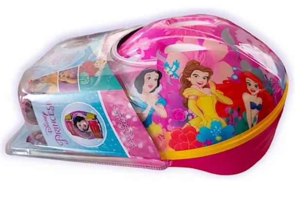 Set De Protección Bicicleta Scooter Patines Princesas Disney