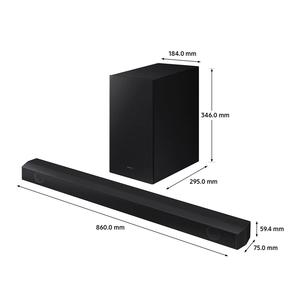 Barra de sonido Samsung HW-B550/ZX 2.1.