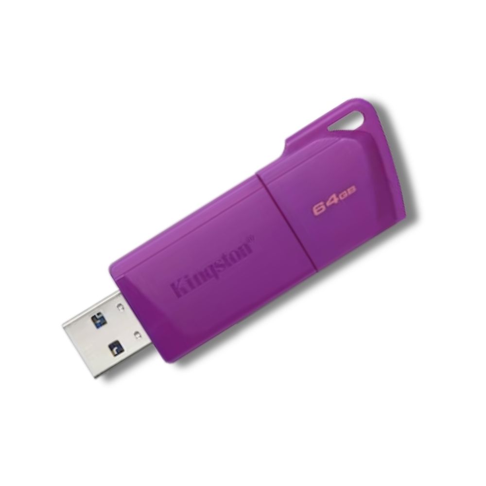 Memoria USB Marca Kingston DataTraveler Exodia M 64GB 3.2 Color Morado