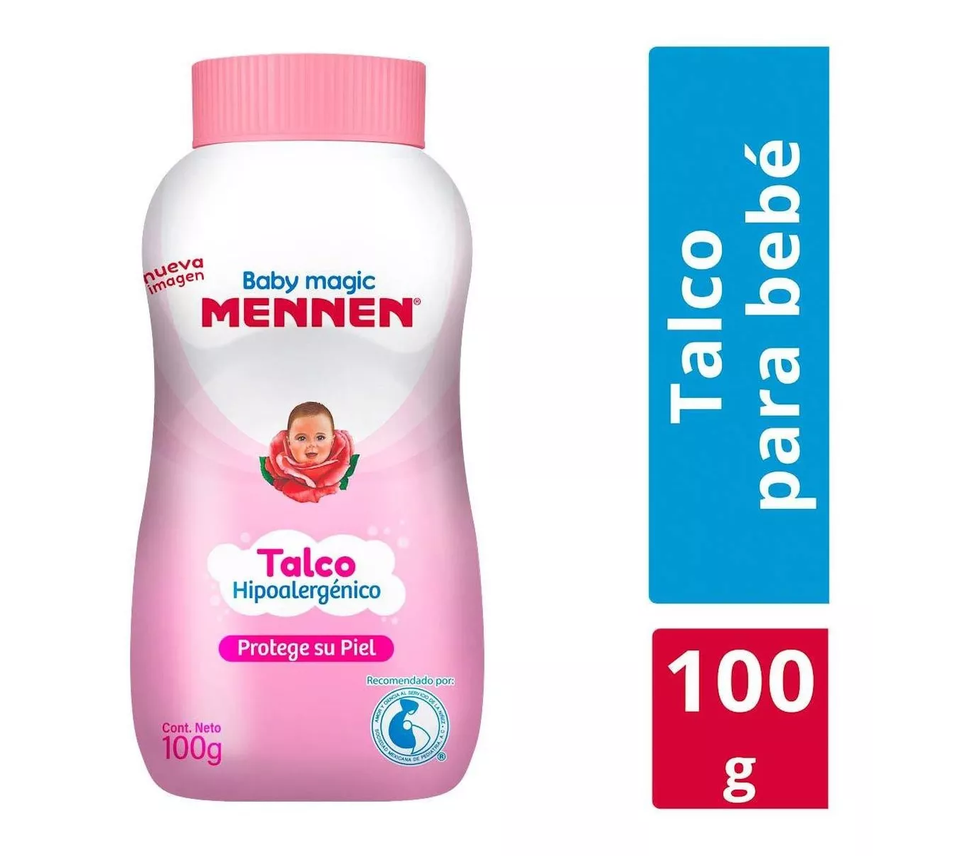 Talco Hipoalergenico Rosa Mennen 100g