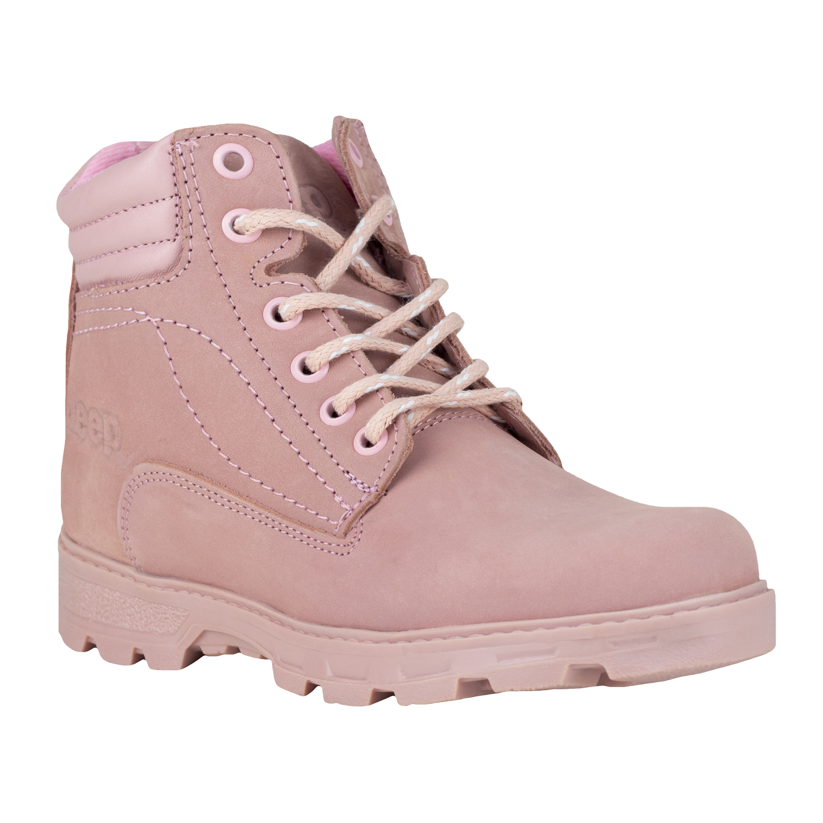 Bota Rosas Para Mujer Urbanas Jeep 20200 Nobuck Original