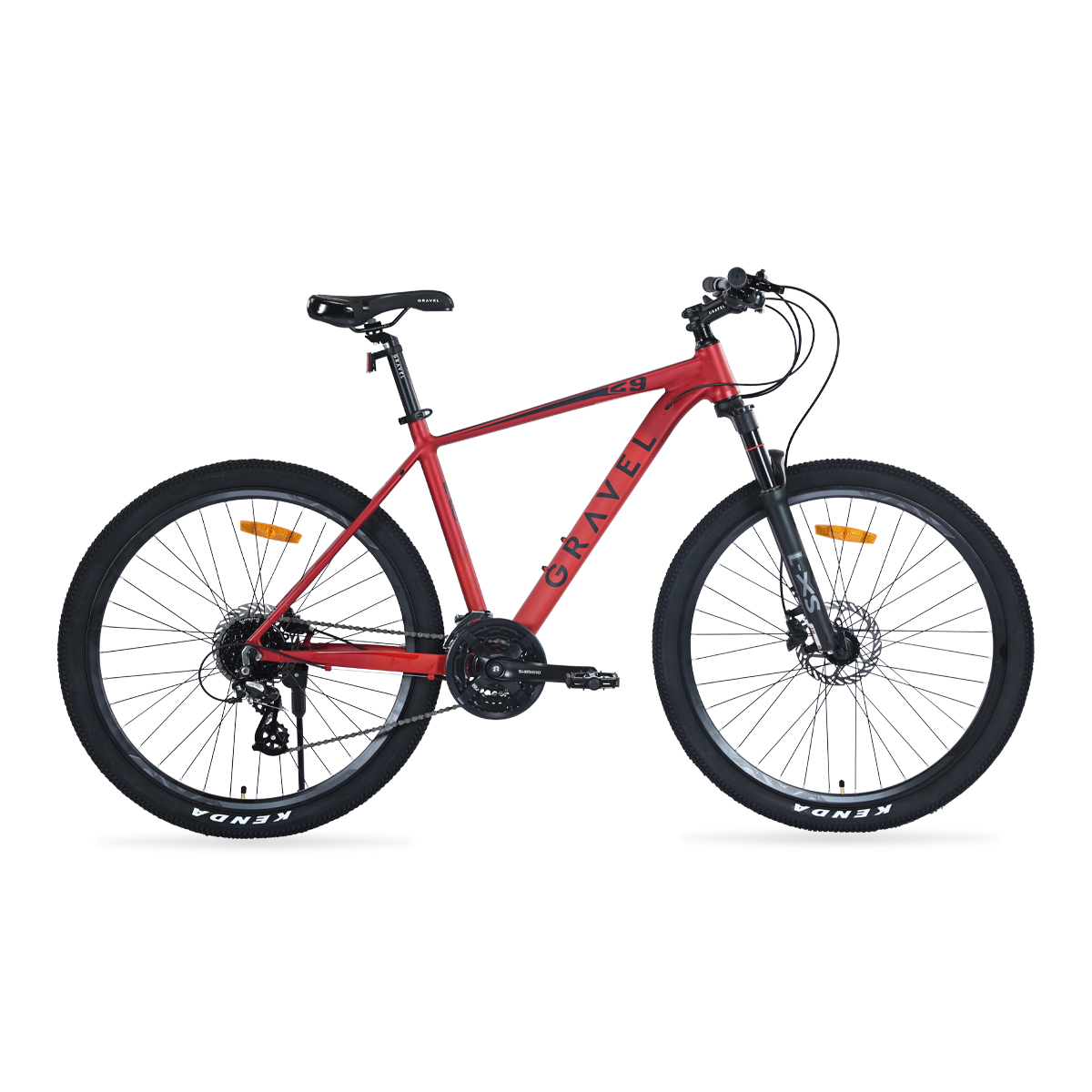 Bicicleta Gravel Andes Mtb De Montaña R29 24v Shimano Altus Color Rojo Tamaño del cuadro S