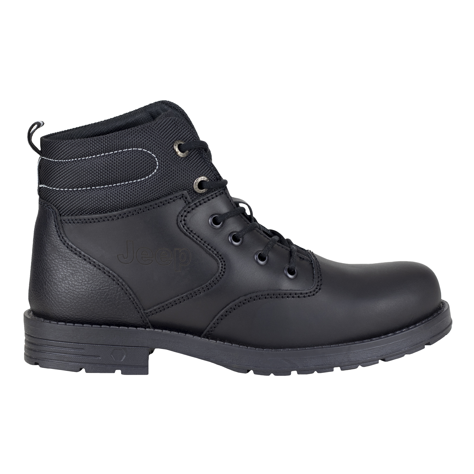Bota Negras Semi Vestir Para Hombre Jeep 10101-1 Negro Original.