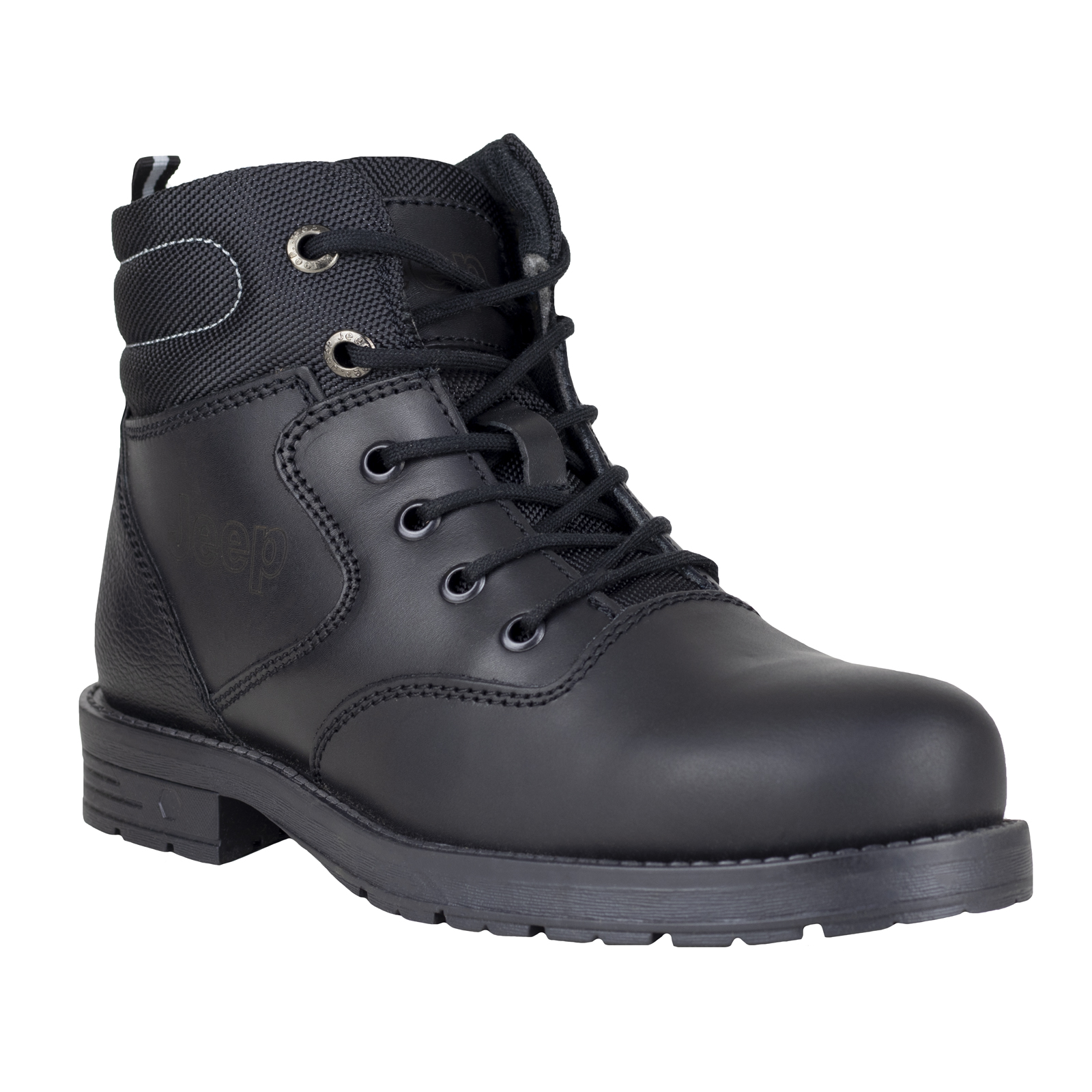 Bota Negras Semi Vestir Para Hombre Jeep 10101-1 Negro Original.