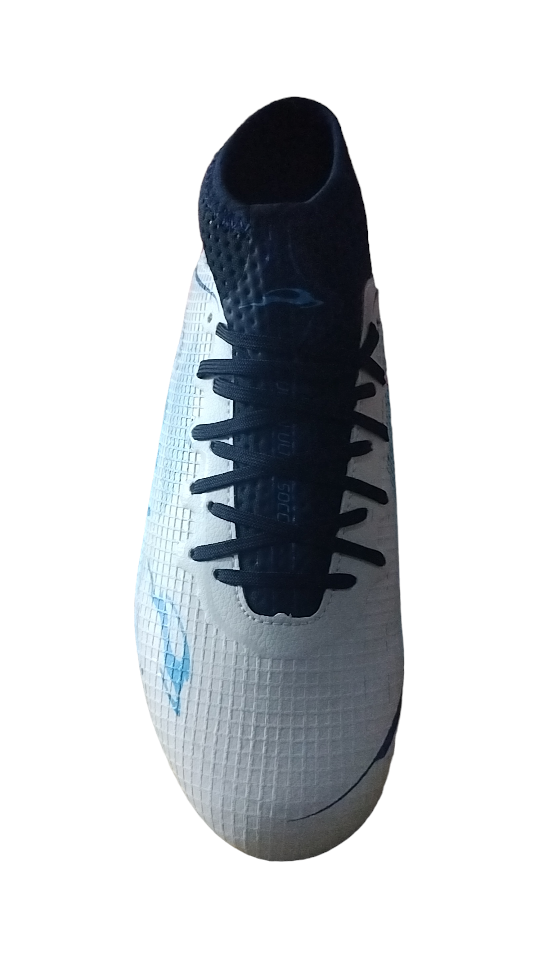 Tenis Futbol  Tacos Tachones Caballero Hombre Cómodo Blanco Azul 