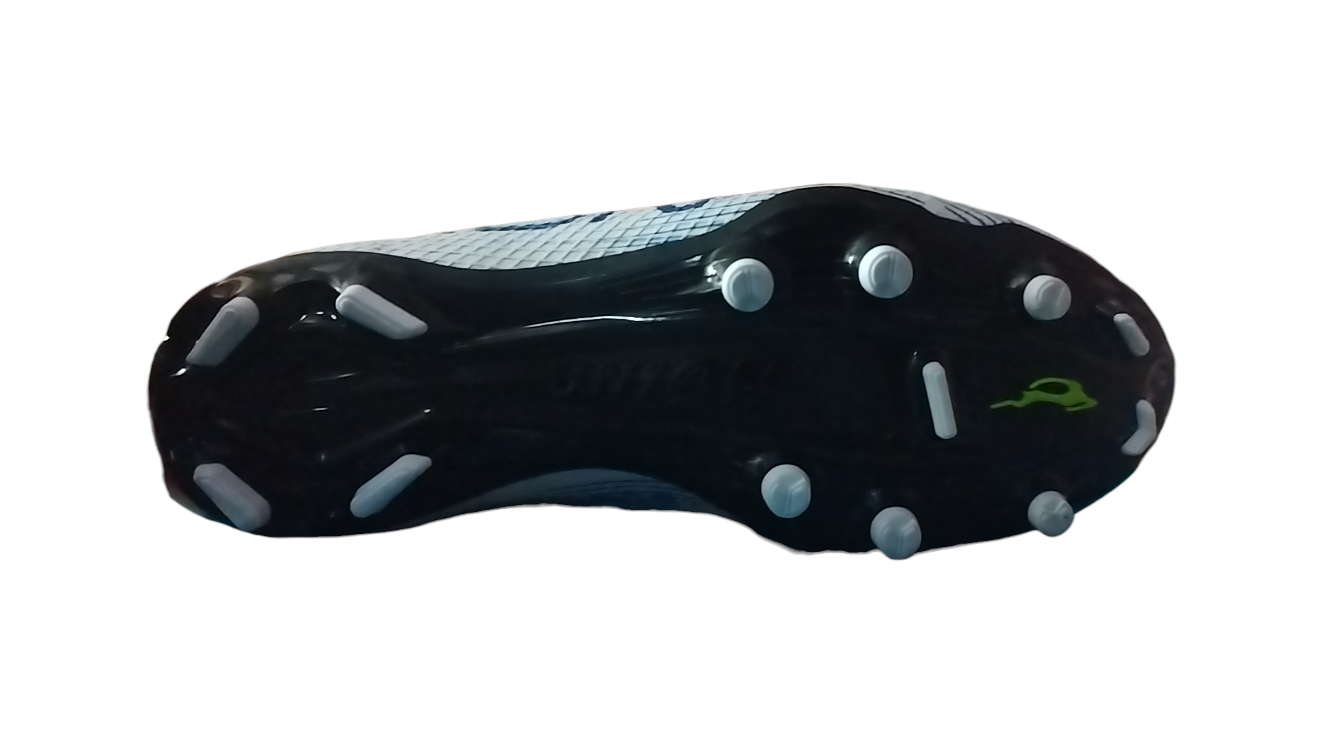 Tenis Futbol  Tacos Tachones Caballero Hombre Cómodo Blanco Azul 