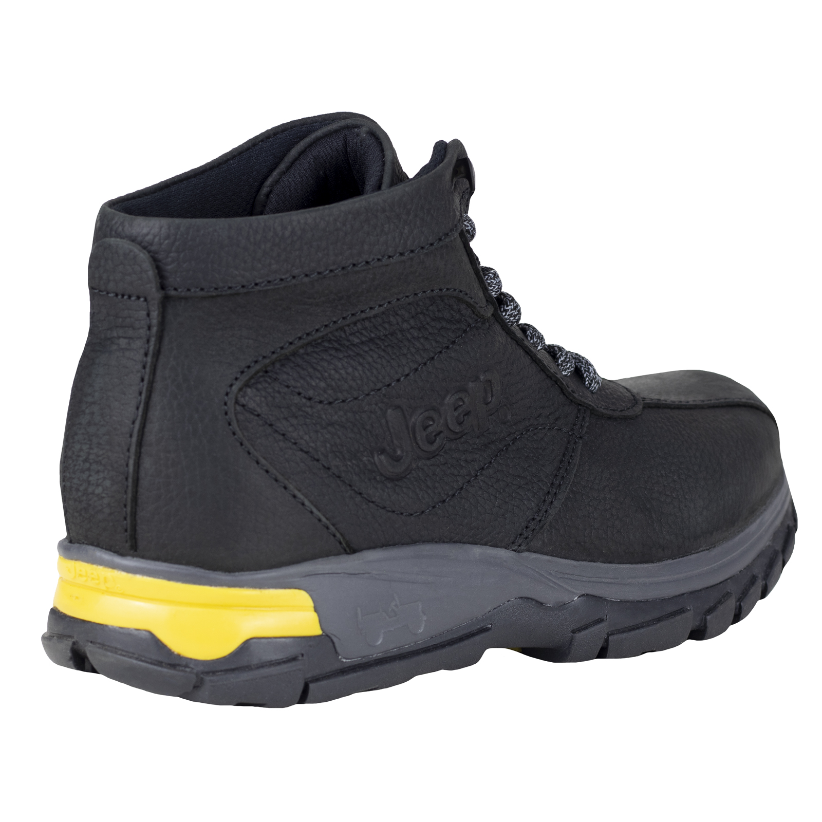 Botas Urbanas Jeep Para Hombre Piel Graneada 104270 Negro confort.