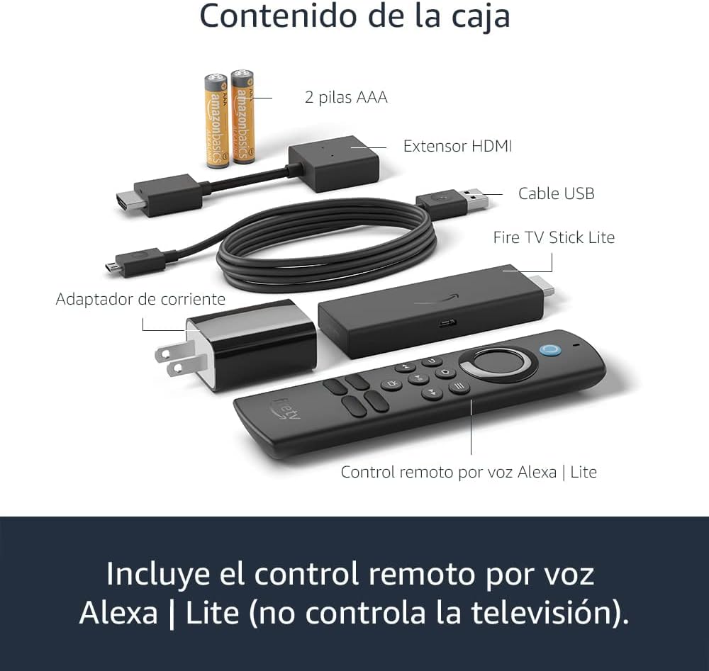 Streaming Amazon Fire TV Stick 8GB HD Alexa Bluetooth Con Extensor HDMI 80847612