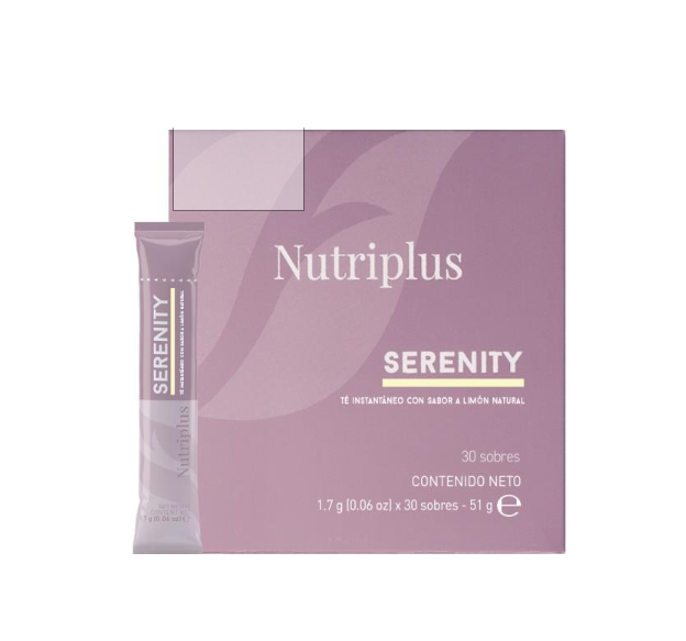 Nutriplus Serenity Te Instantáneo Sabor a Limón Natural by Farmasi 30 sobres